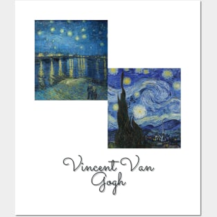 Van Gogh Starry Night Collage Posters and Art